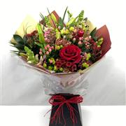  Florist Choice Bouquet WITH SINGLE RED ROSE