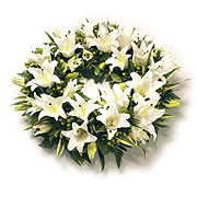 Loose Lily Open Wreath