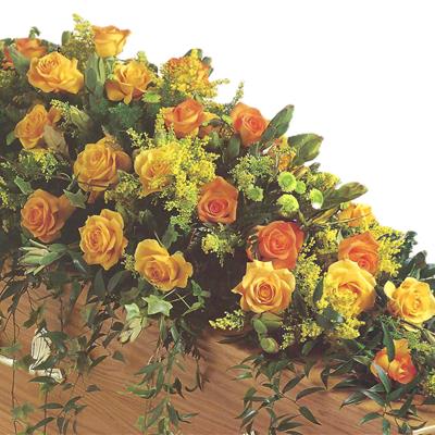 All Rose Coffin Spray