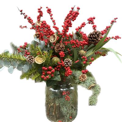 Red Festival bouquet